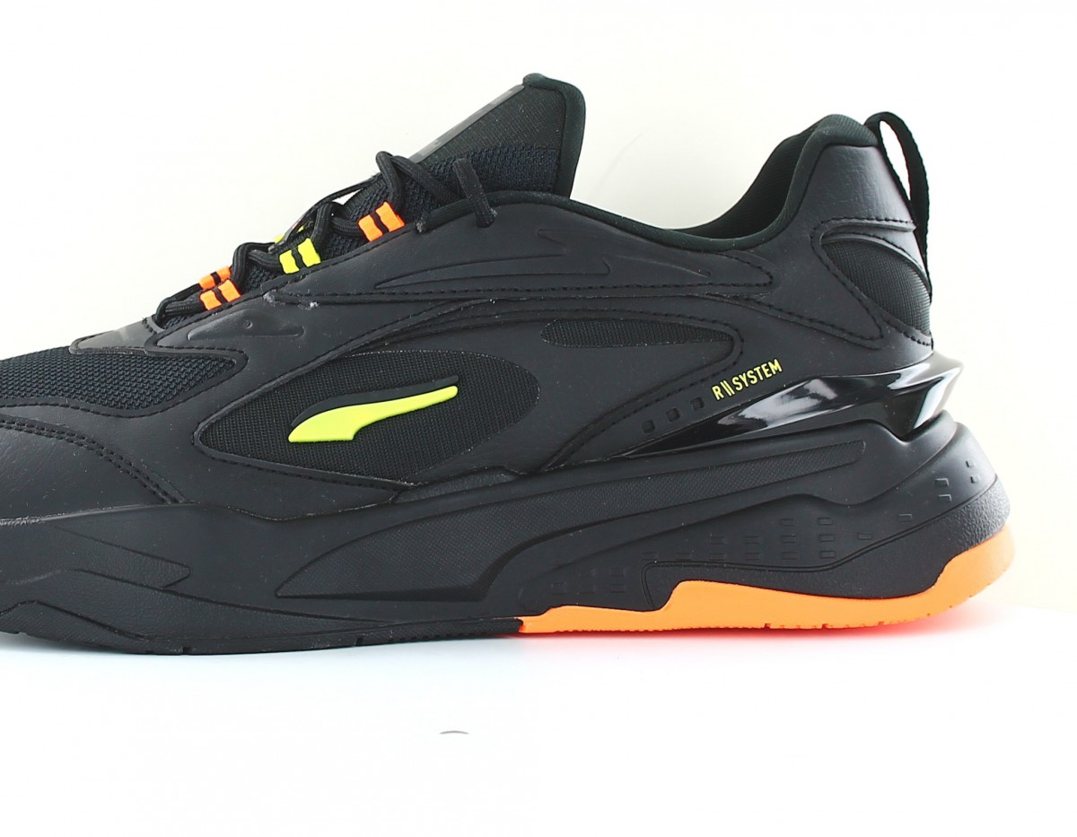 Puma Rs fast double noir orange vert