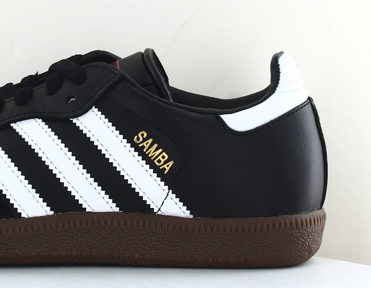 Adidas Samba noir blanc gomme