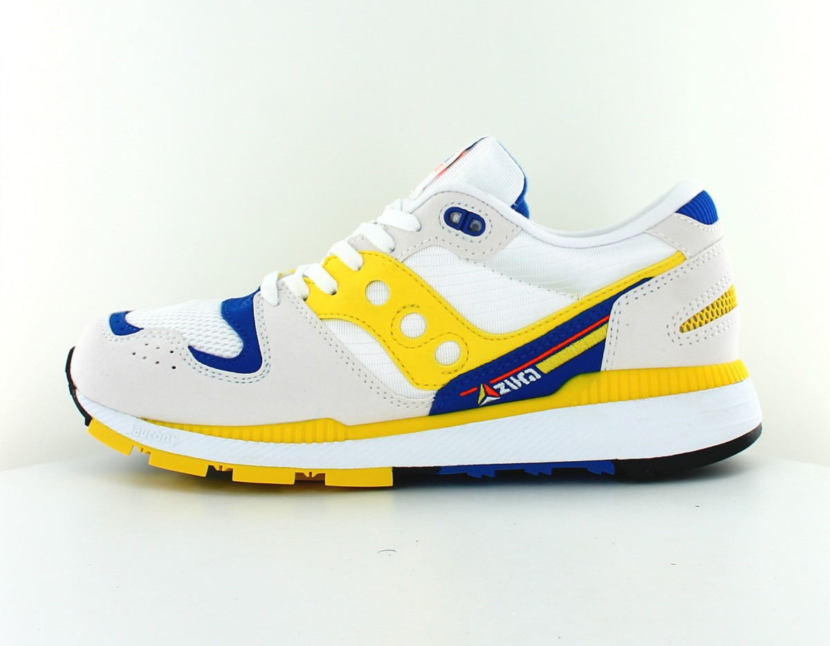 Saucony Azura blanc jaune bleu