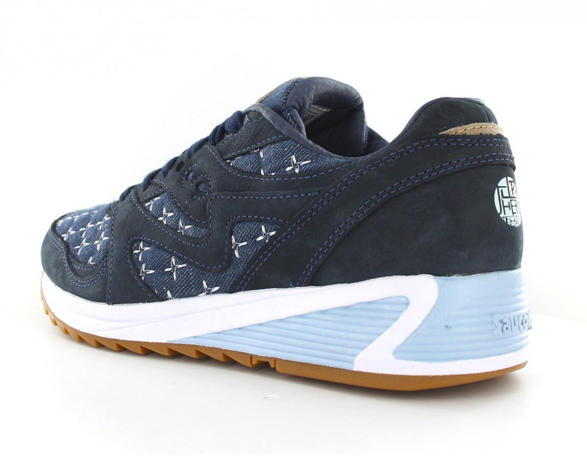 Saucony Grid 8000 x Up There Sashiko Navy