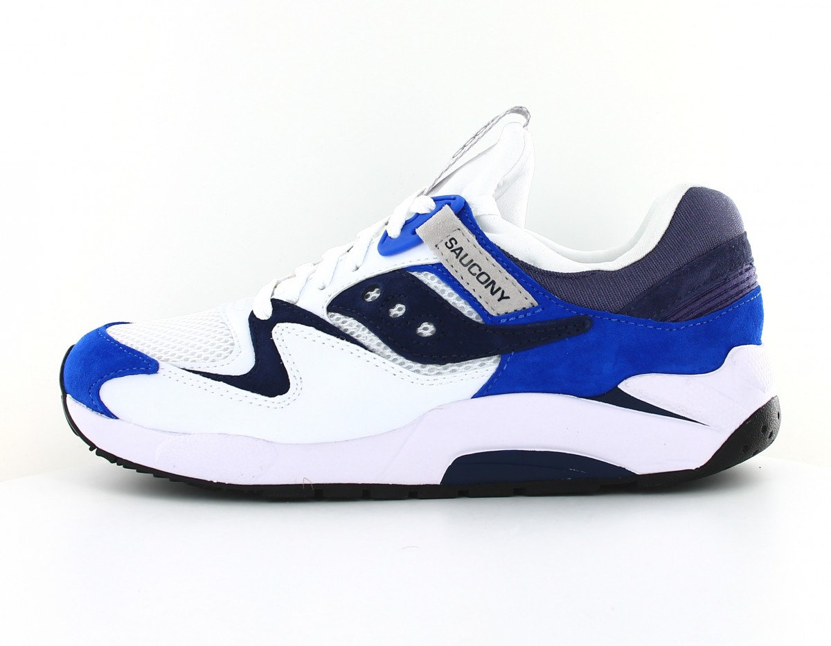 Saucony Grid 9000 blanc bleu