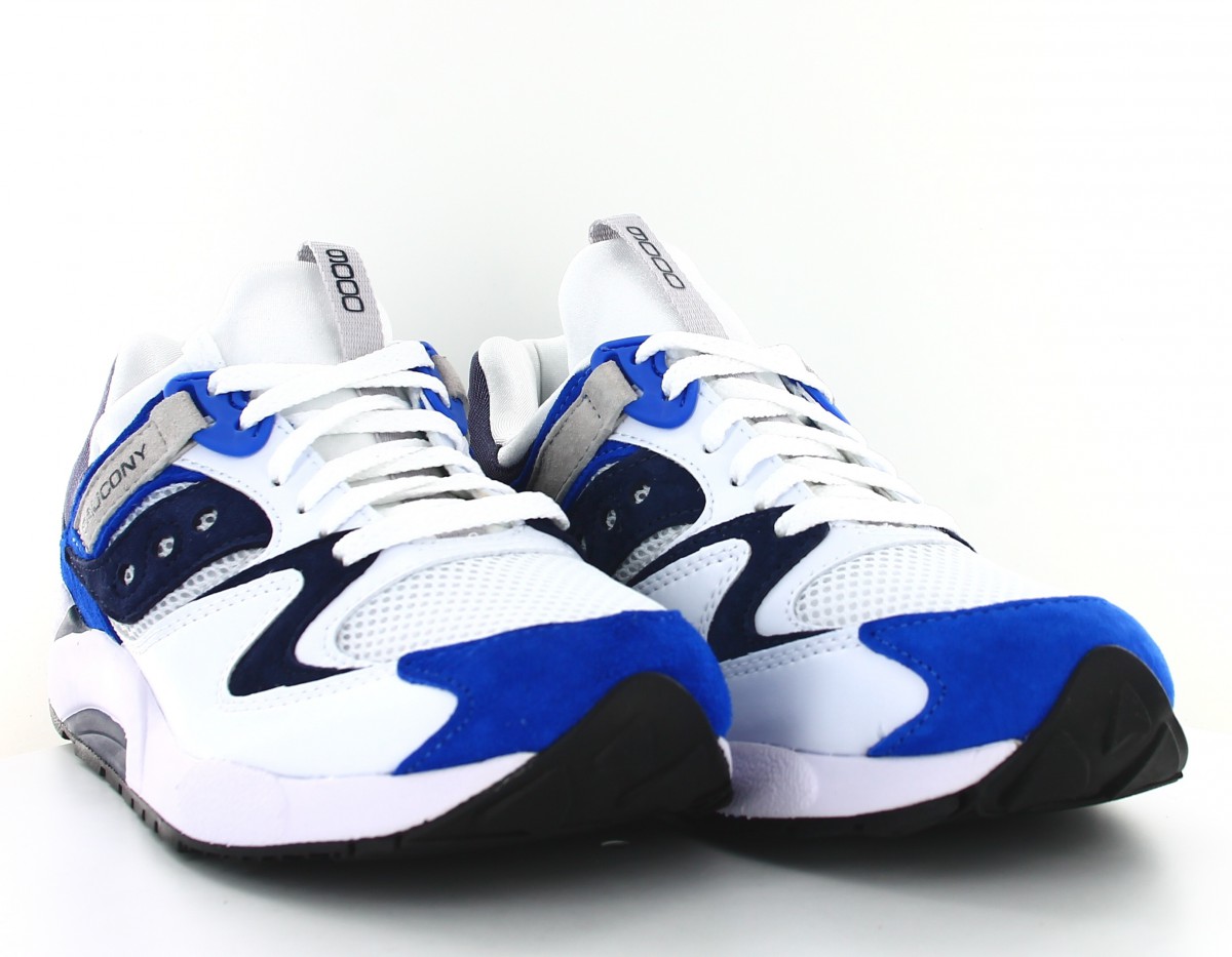 Saucony Grid 9000 blanc bleu