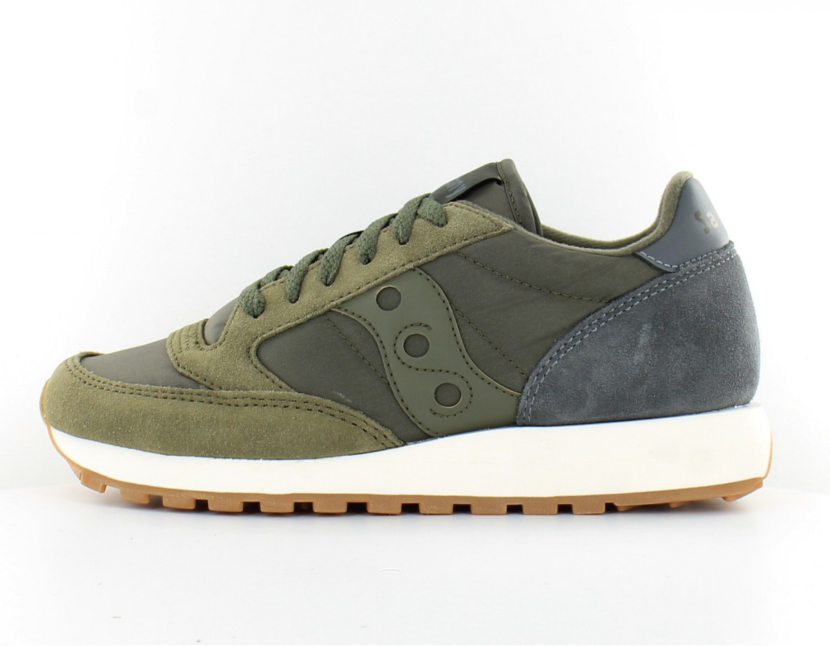 Saucony Jazz Original femme Olive-Charcoal