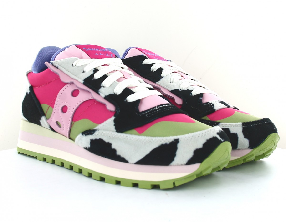 Saucony Jazz triple eclectic pack multicolor vache