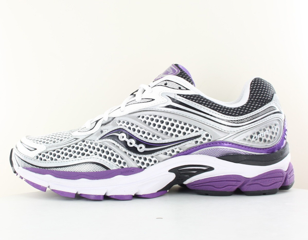 Saucony Progrid omni 9 blanc argent violet