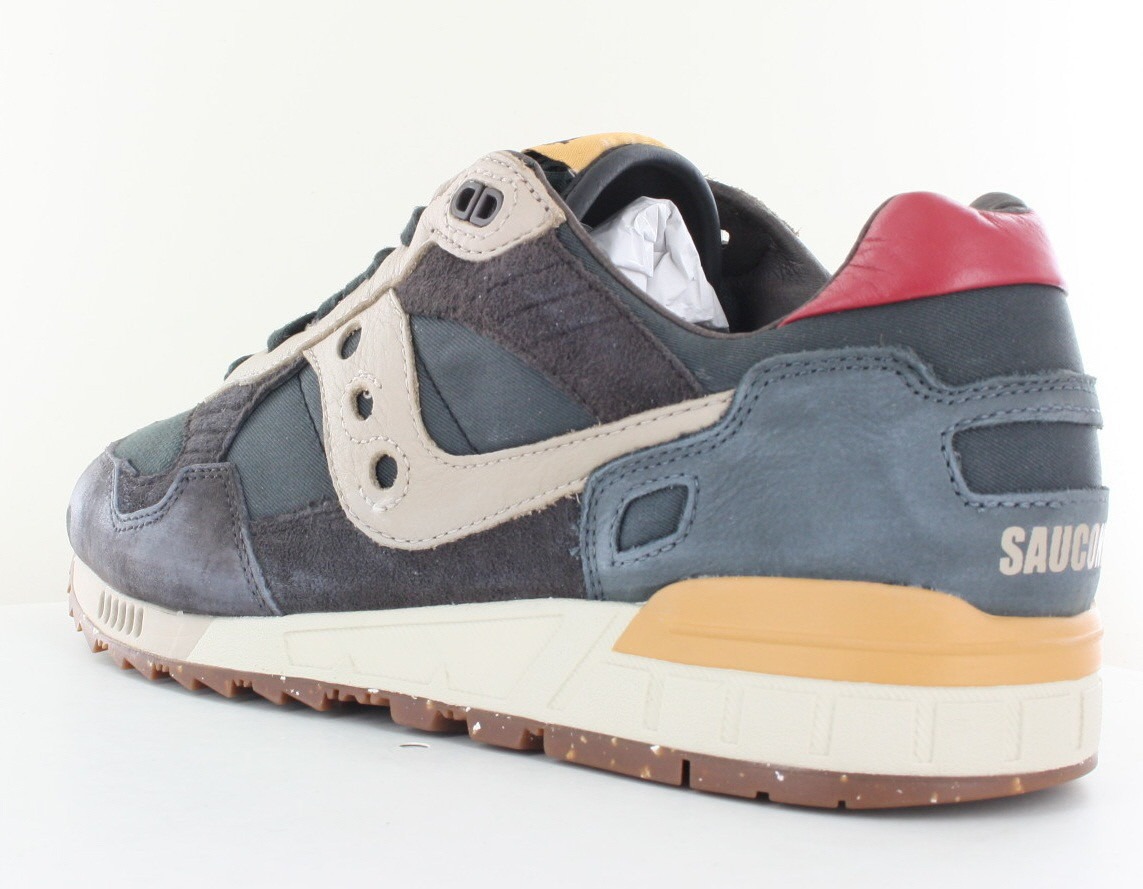 Saucony Shadow 5000 gris beige rouge