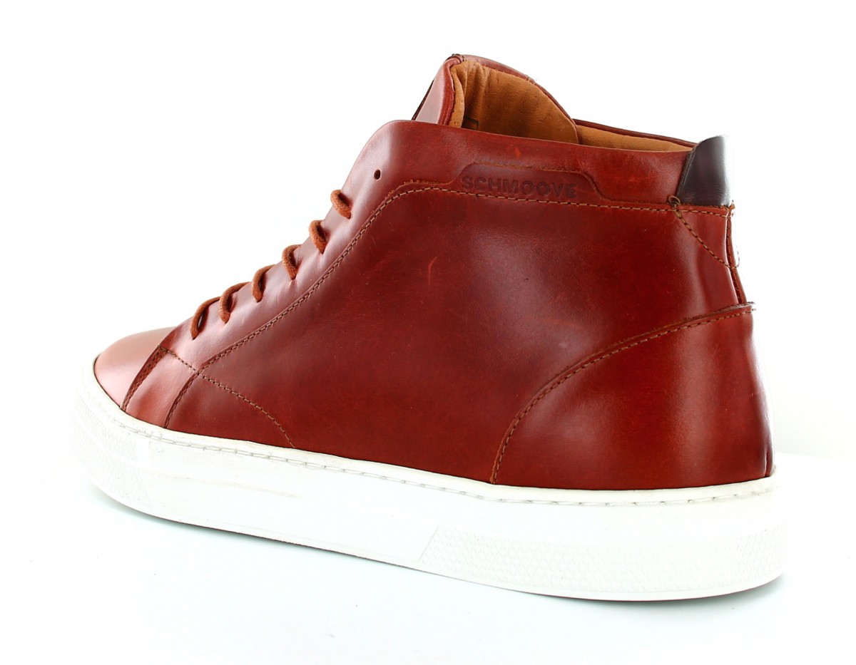 Schmoove Spark mid flag Marron cognac