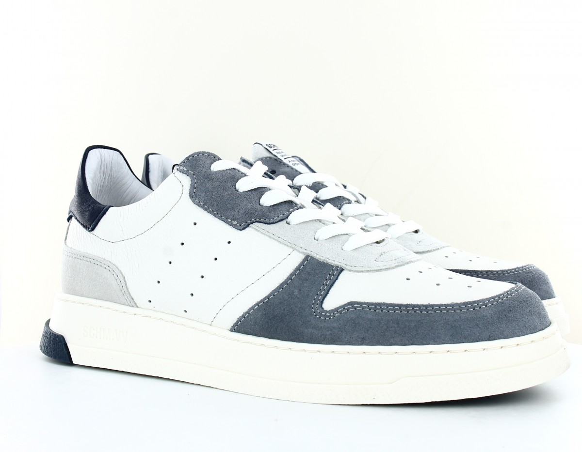 Schmoove Order sneaker blanc gris bleu marine