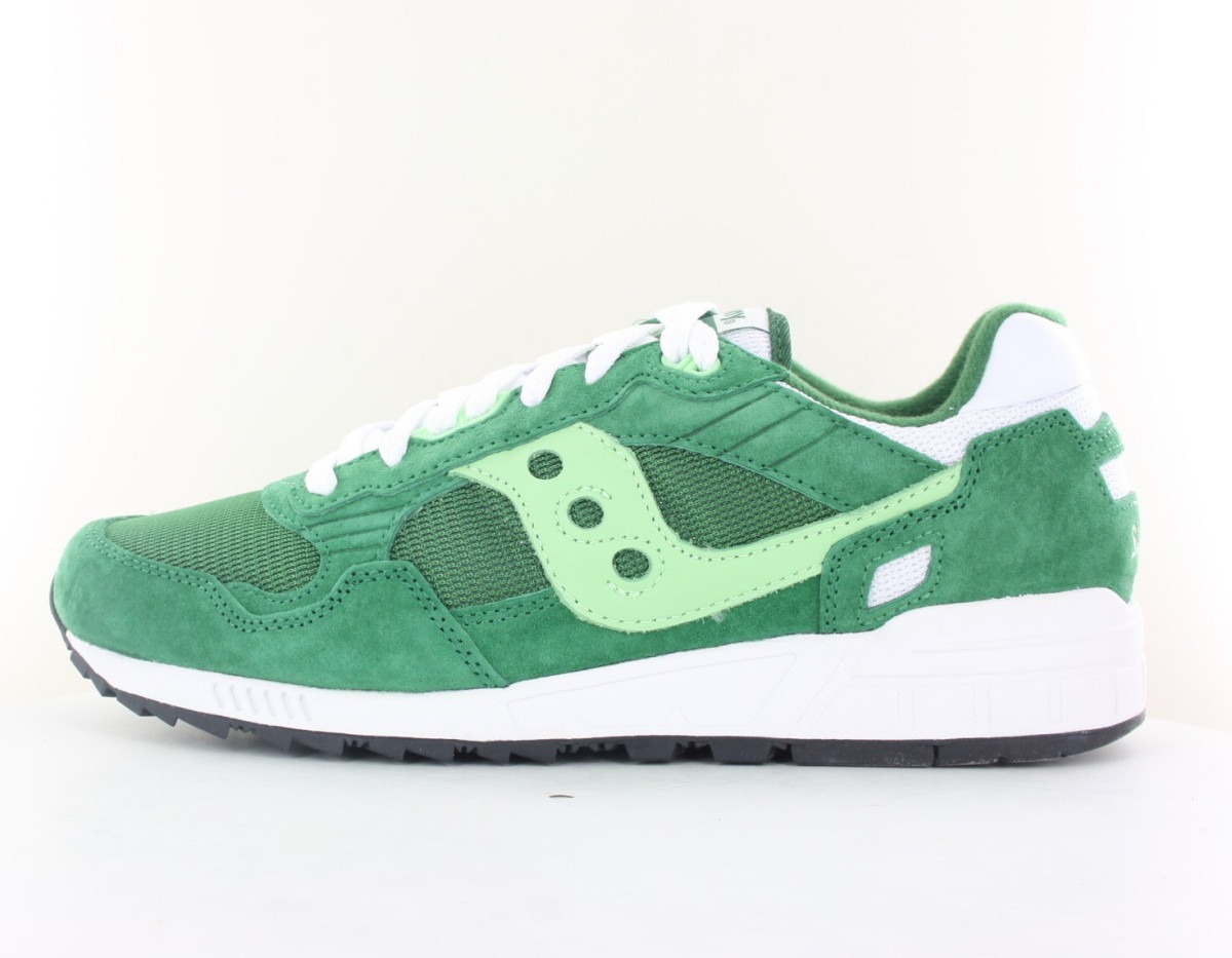 Saucony Shadow 5000 vert foncé vert pomme blanc