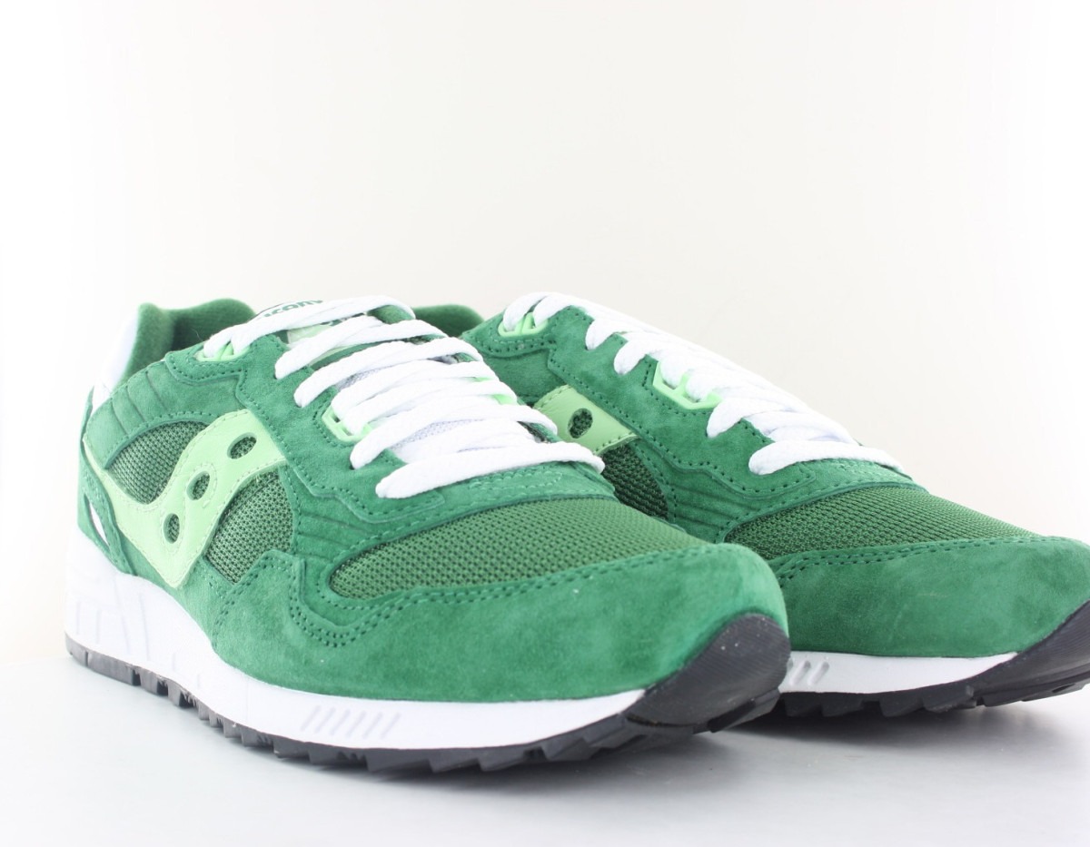 Saucony Shadow 5000 vert foncé vert pomme blanc