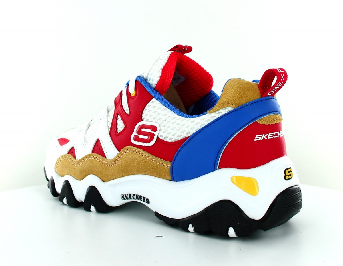 Skechers D'lites 2 One piece luffy-blanc-rouge-bleu