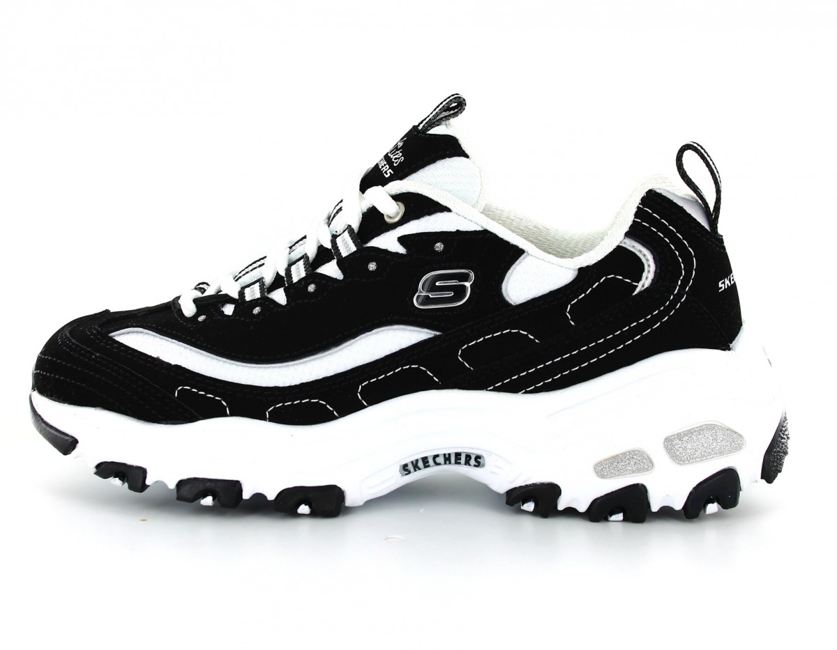 Skechers D lites noir blanc