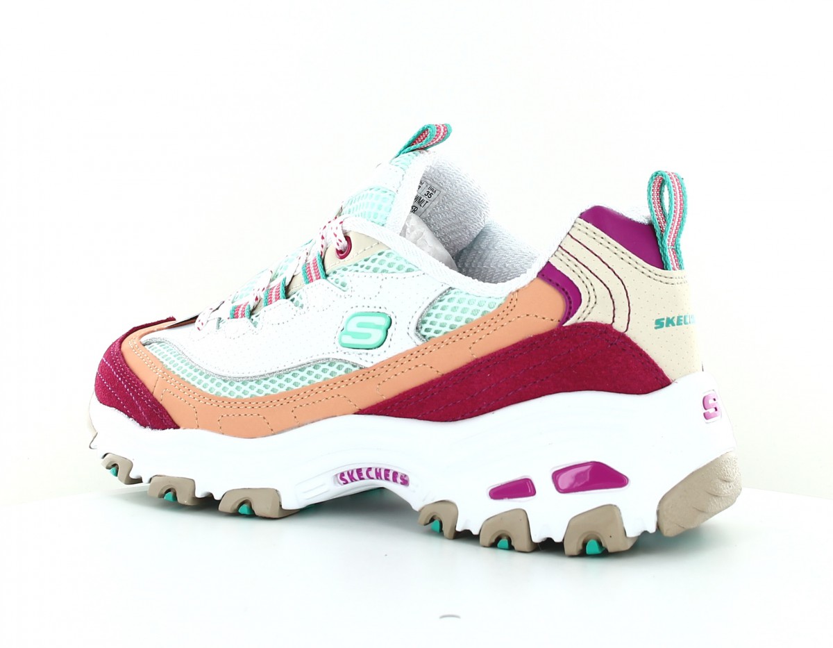 Skechers D lites second chance blanc multicolor