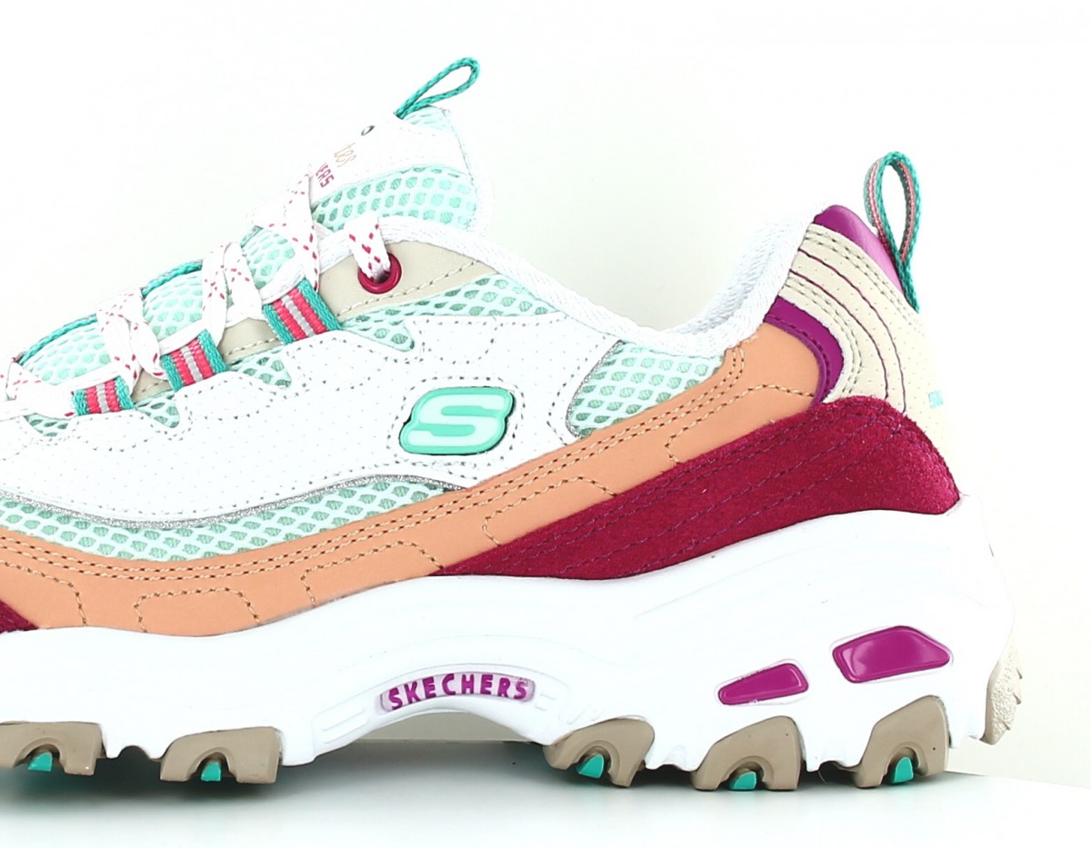 Skechers D lites second chance blanc multicolor