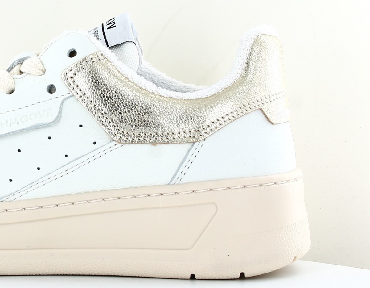 Schmoove Smatch sneaker blanc or beige