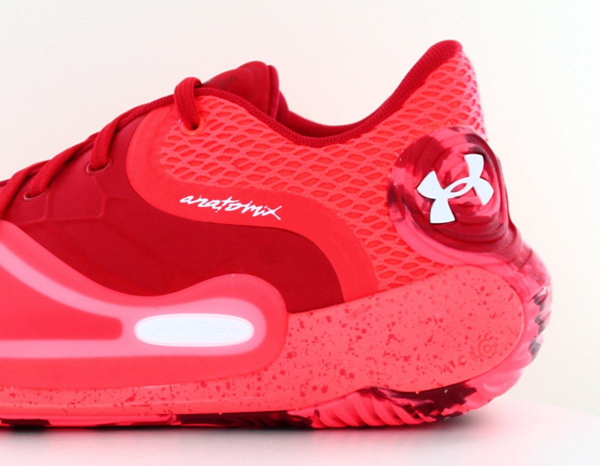 Under Armour Spawn 2 rouge blanc rose