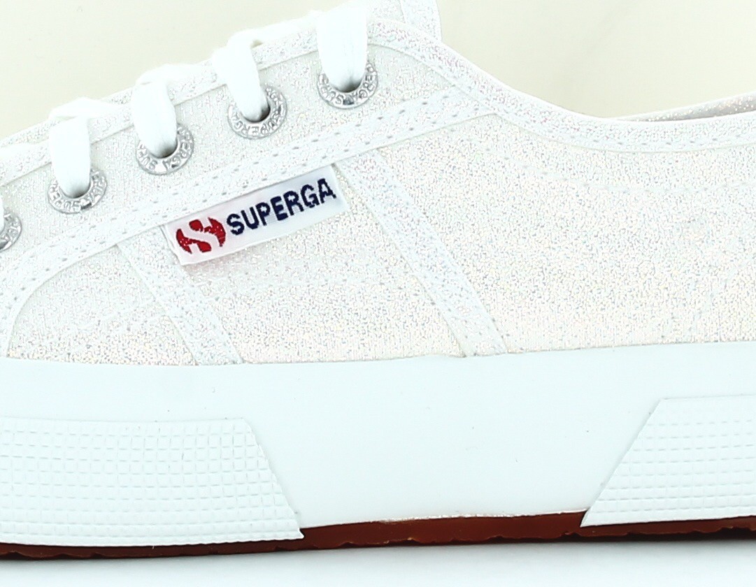 Superga 2750 lamew blanc iridescent