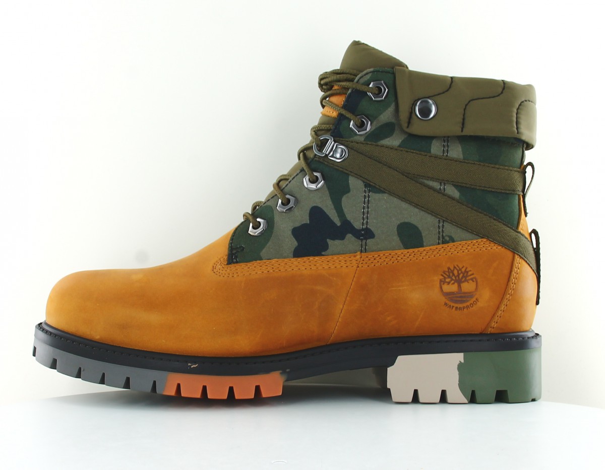 Timberland 6 inch boot marron vert militaire