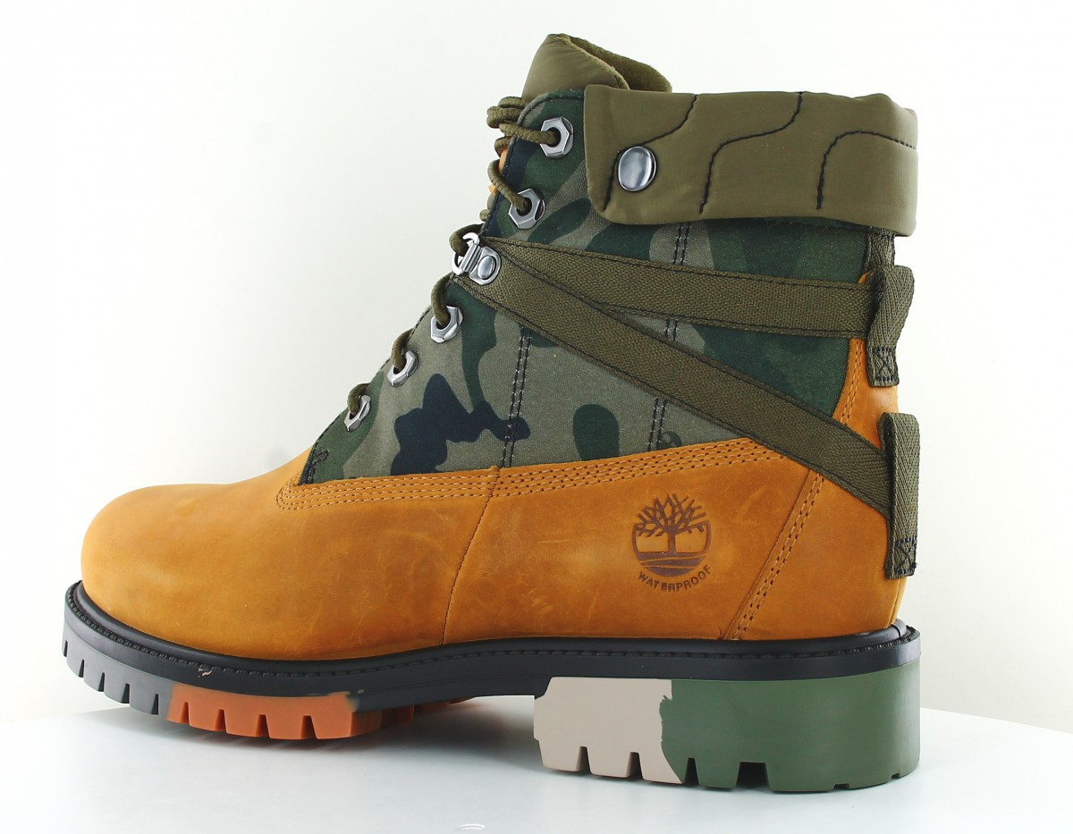 Timberland 6 inch boot marron vert militaire