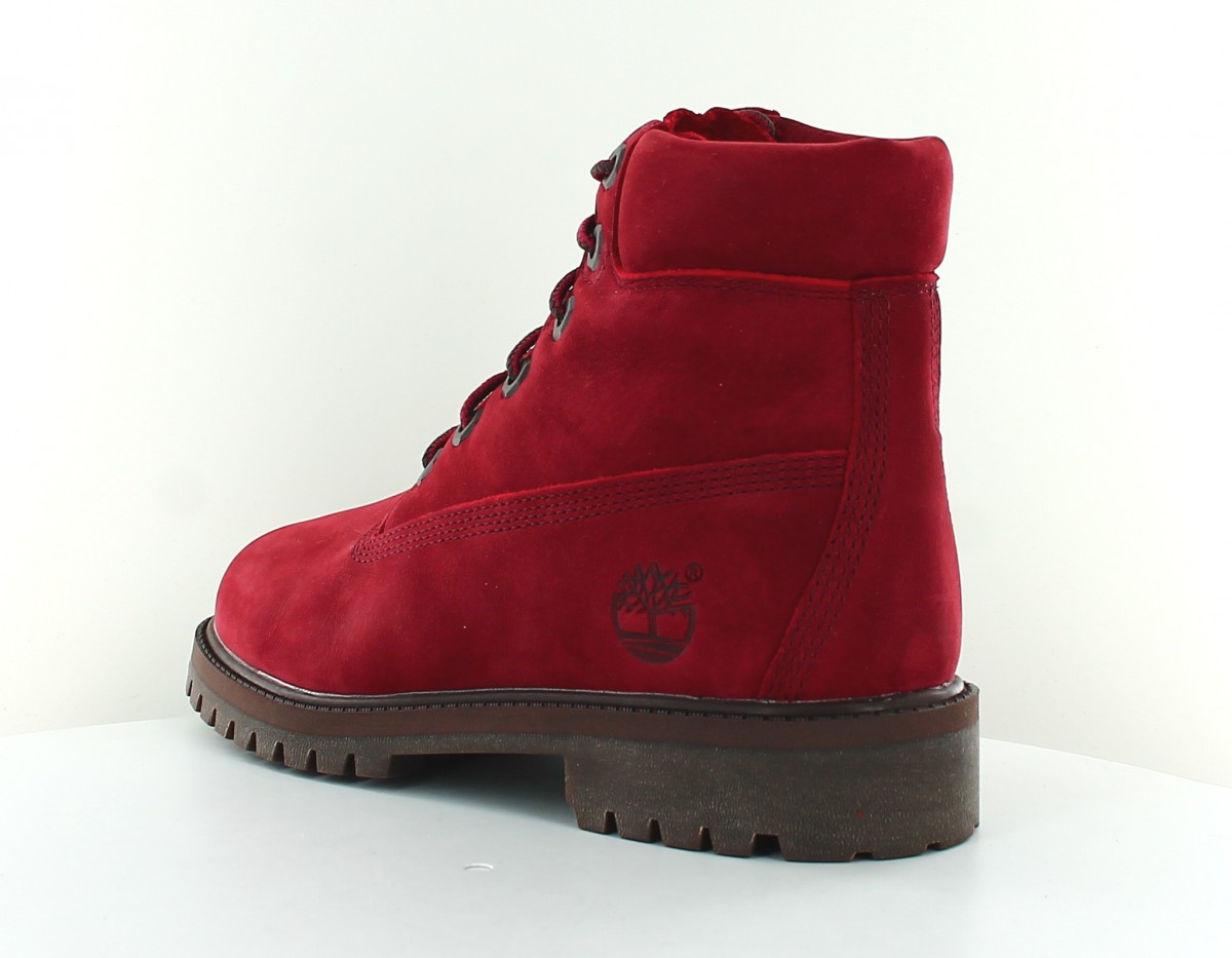 Timberland 6-inch femme rouge syrah
