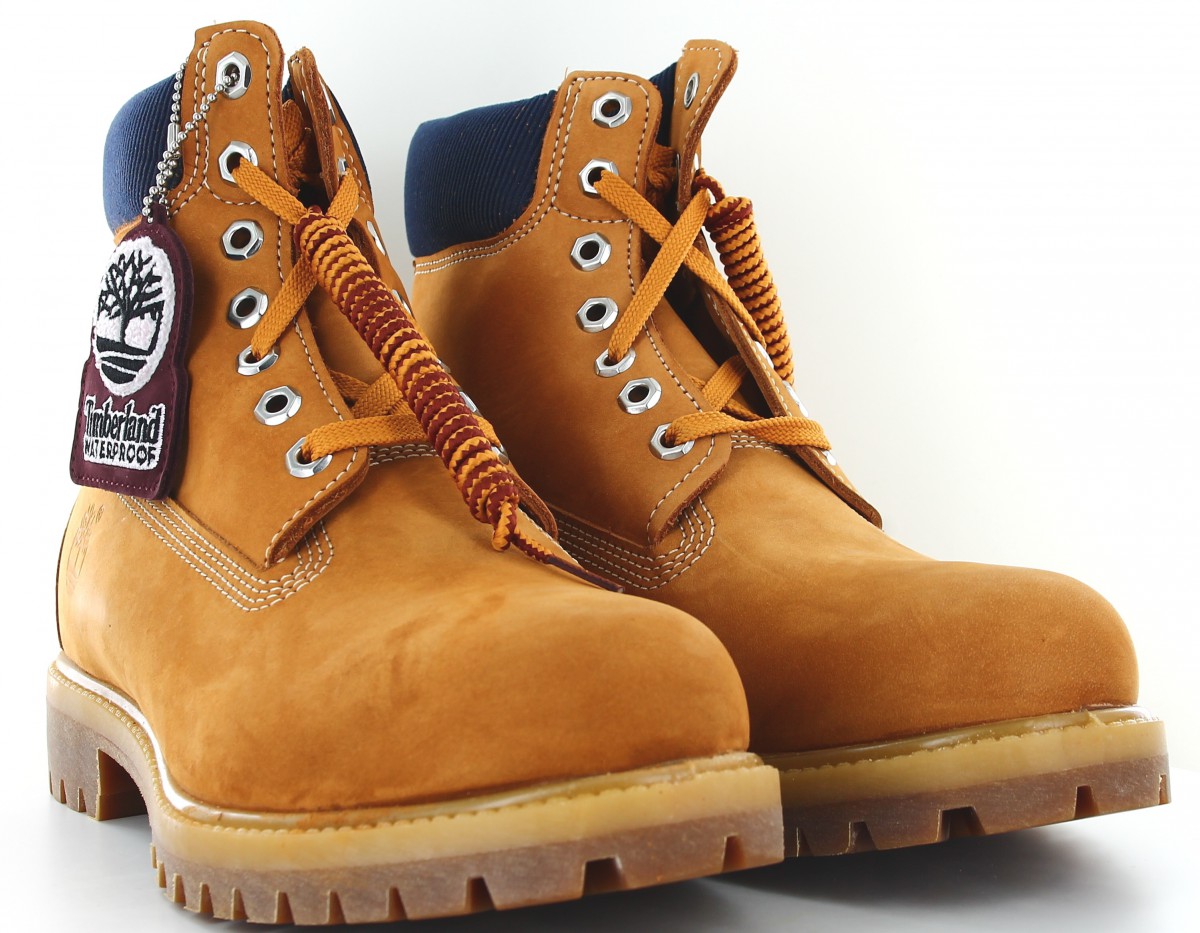 Timberland 6inch Premium beige bleu marine