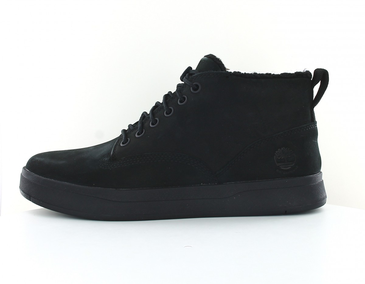 Timberland Davis Square fourrure noir noir noir