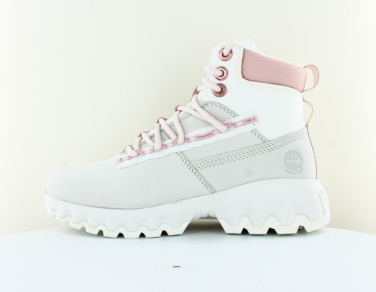 Timberland Edge femme blanc rose