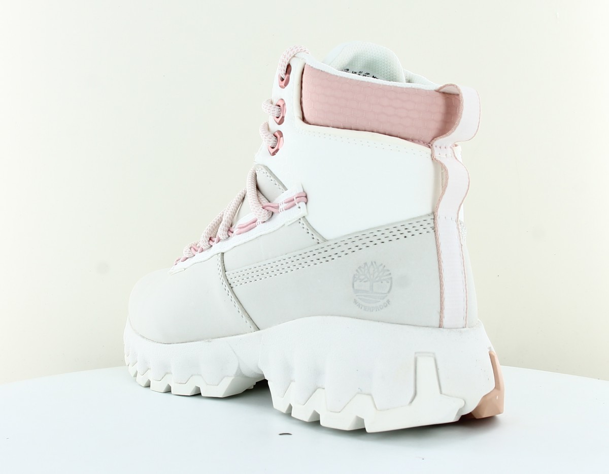 Timberland Edge femme blanc rose