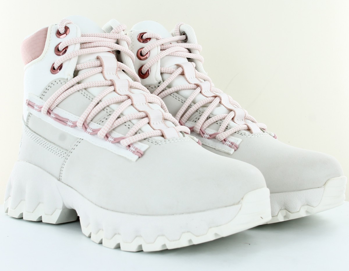 Timberland Edge femme blanc rose