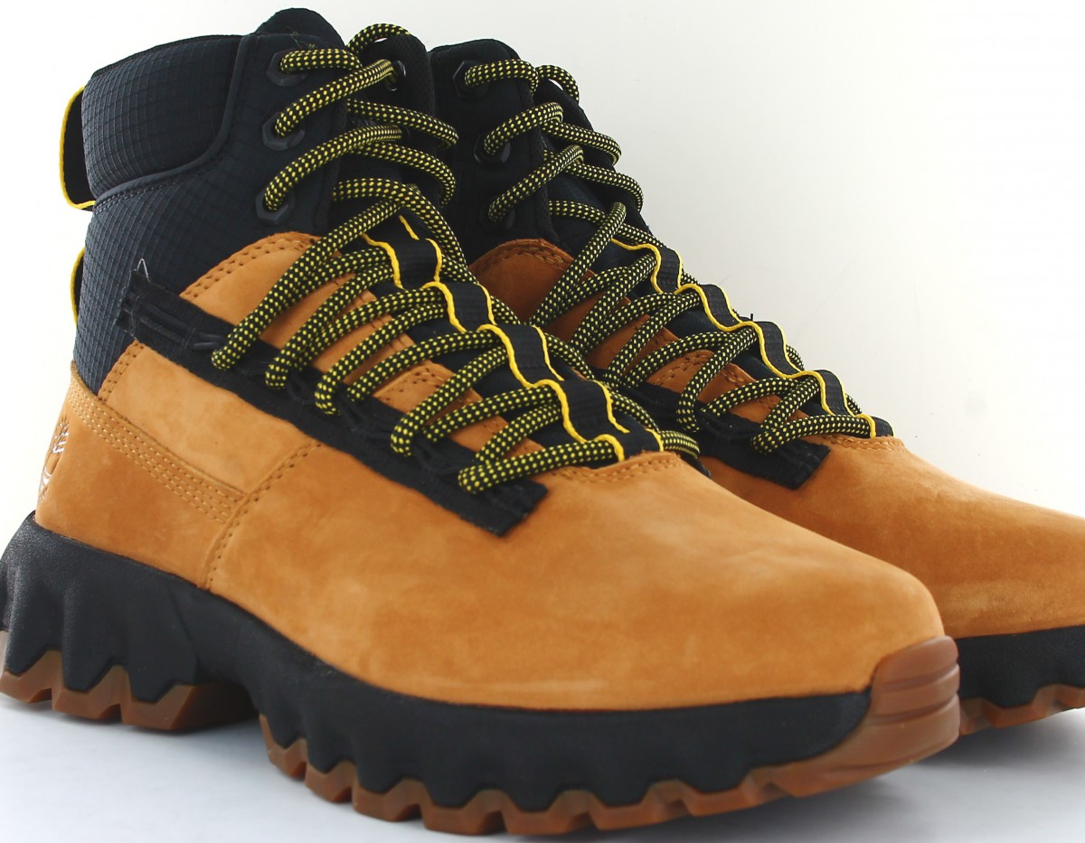 Timberland Edge mid marron noir jaune