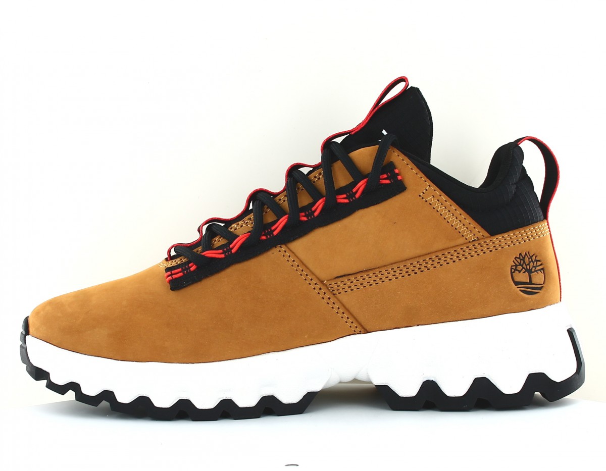 Timberland Edge sneaker beige wheat noir orange