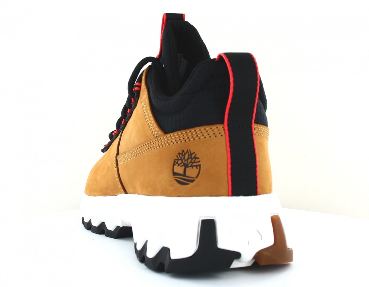 Timberland Edge sneaker beige wheat noir orange