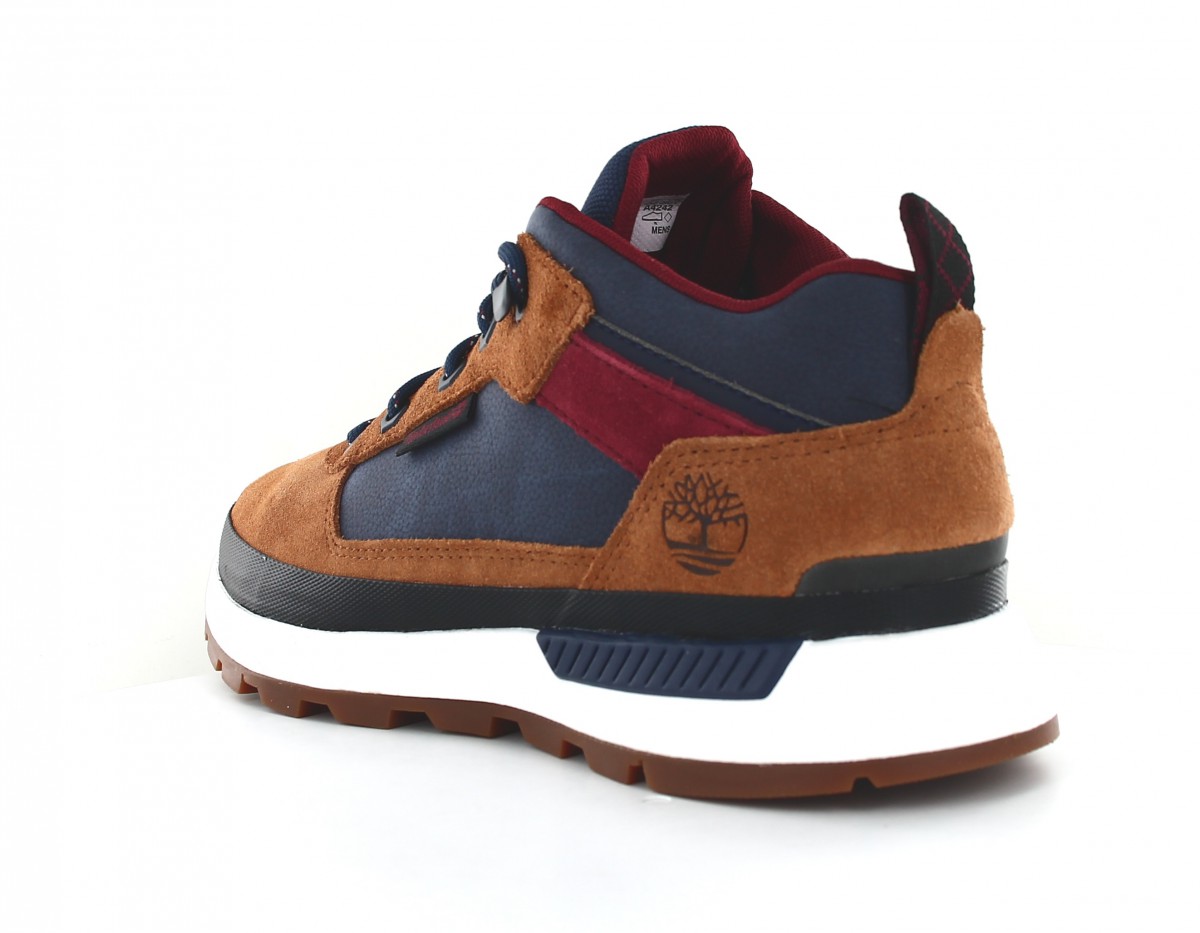 Timberland Field trekker low hiker beige bleu marine bordeaux