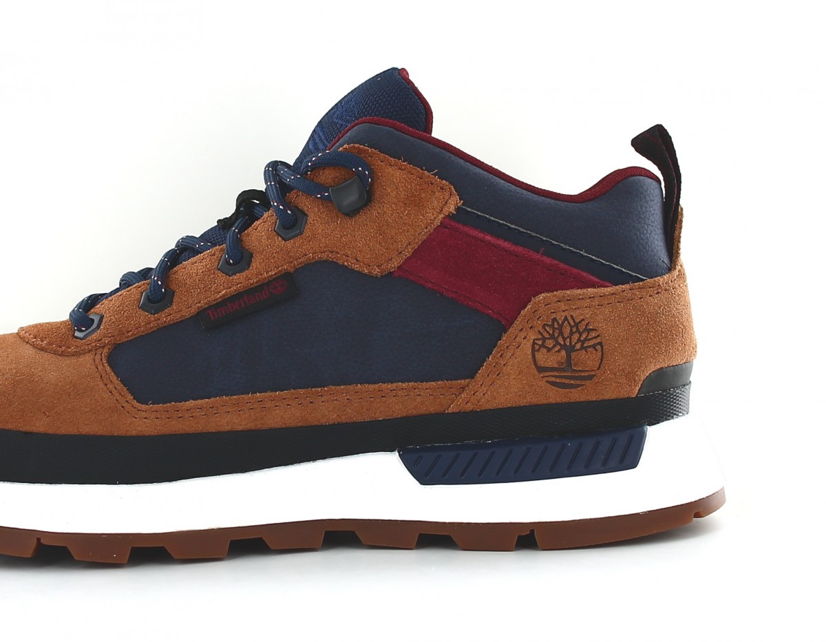 Timberland Field trekker low hiker beige bleu marine bordeaux