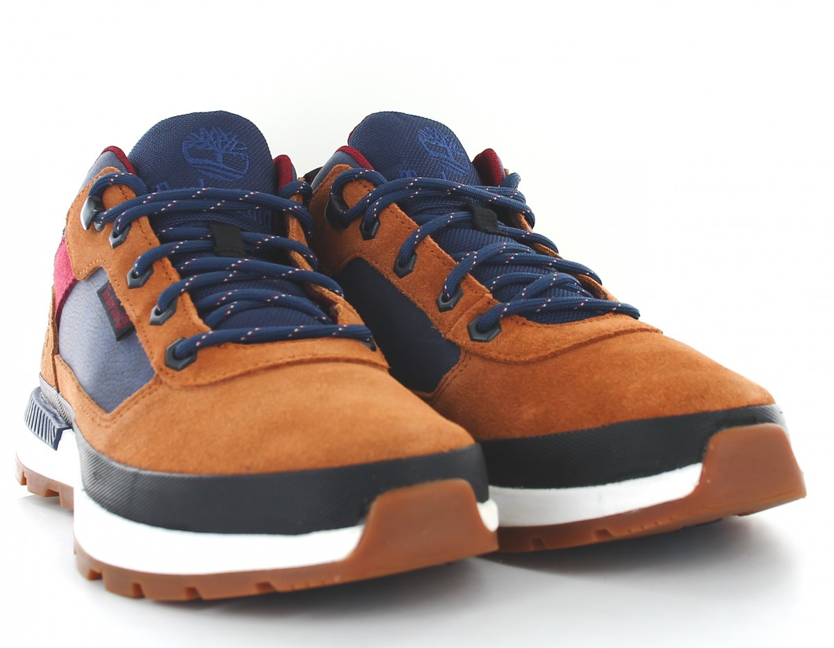 Timberland Field trekker low hiker beige bleu marine bordeaux