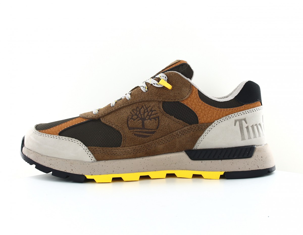 Timberland Field trekker low hiker marron beige jaune