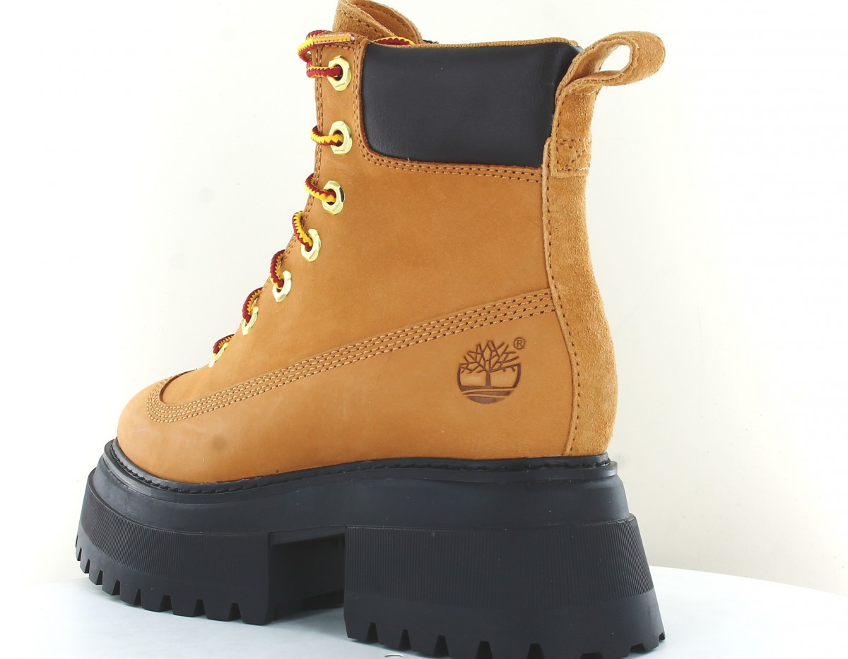 Timberland Sky 6in lace up beige wheat noir marron