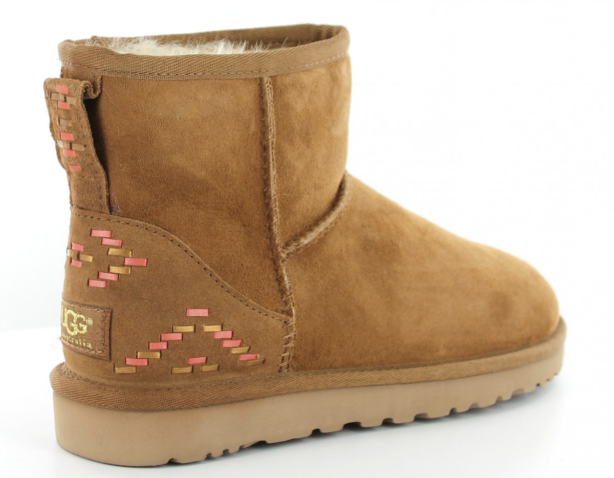 Ugg classic mini tenaya BEIGE/CHESTNUT