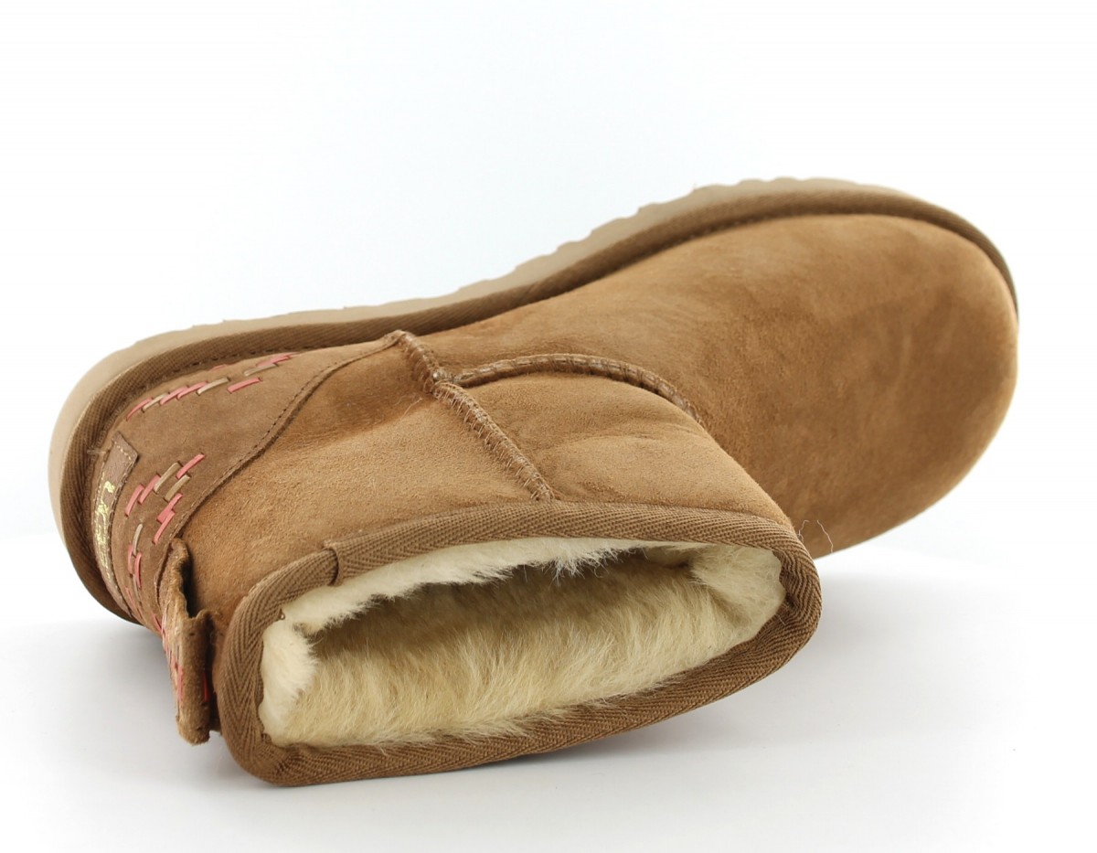 Ugg classic mini tenaya BEIGE/CHESTNUT