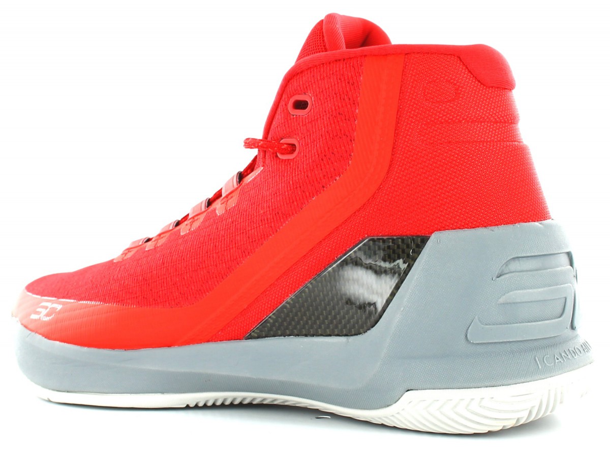 Under Armour Curry 3 Davidson Red/Steel/Metallic Silver