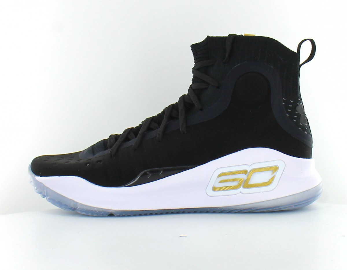 Under Armour Curry 4 Noir-Blanc-Or