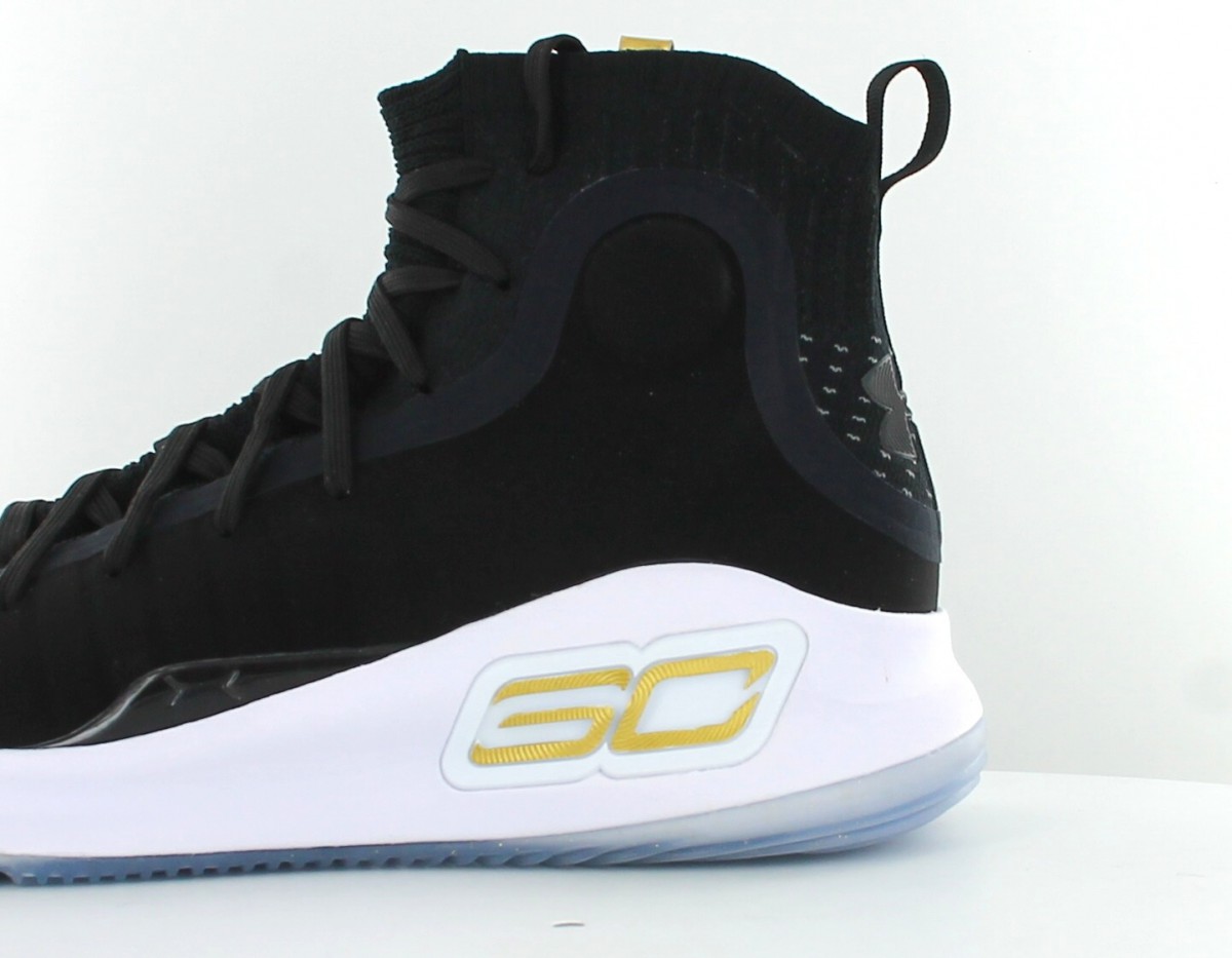 Under Armour Curry 4 Noir-Blanc-Or