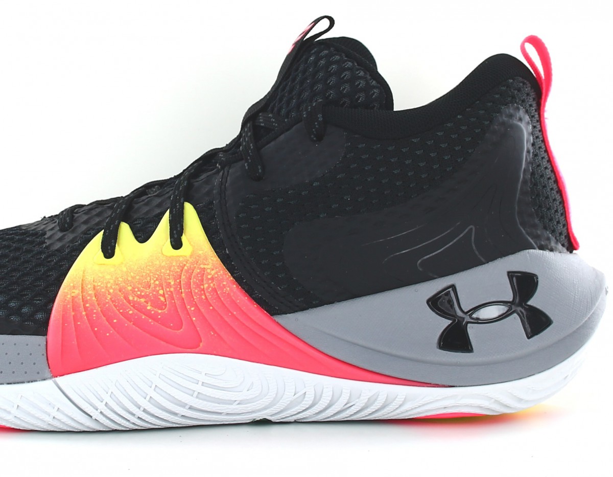 Under Armour Embiid 1 noir multicolor gris rose