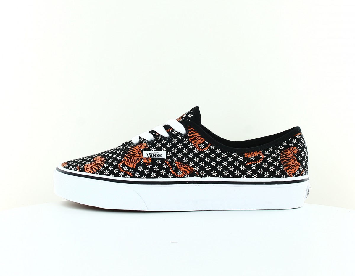 Vans Authentic tiger blanc noir orange