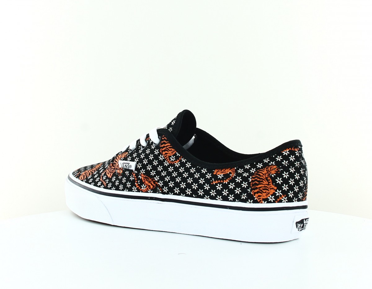 Vans Authentic tiger blanc noir orange