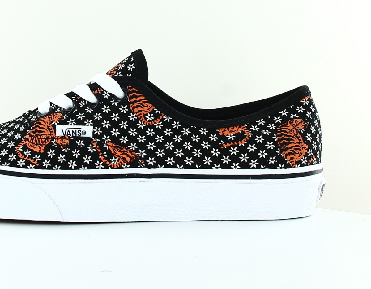 Vans Authentic tiger blanc noir orange