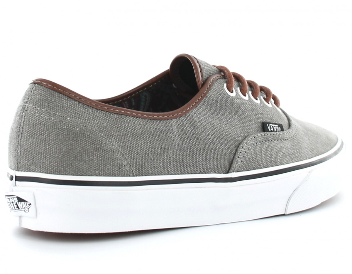 Vans Authentic washed CL GRIS/MARRON