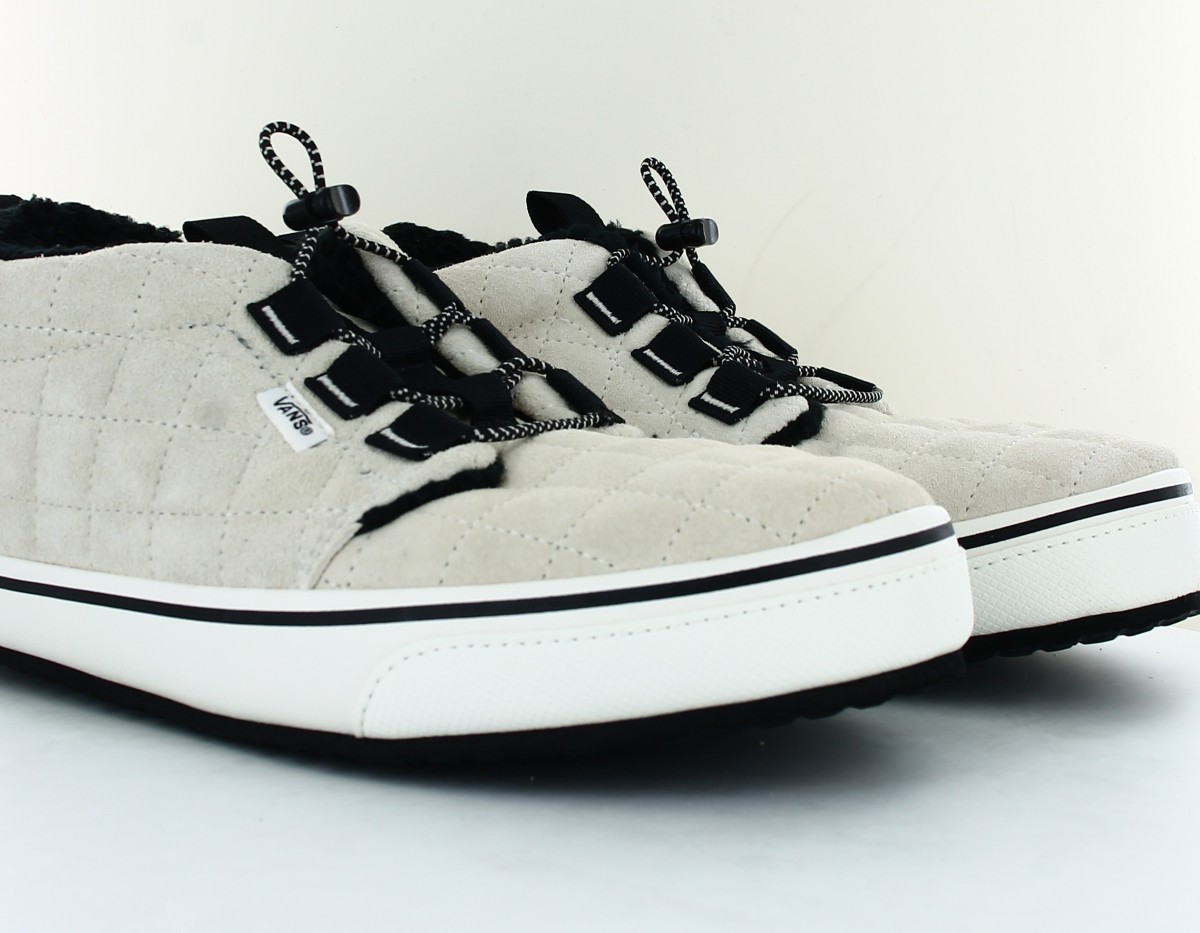 Vans Chukka slip-er beige sherpa noir