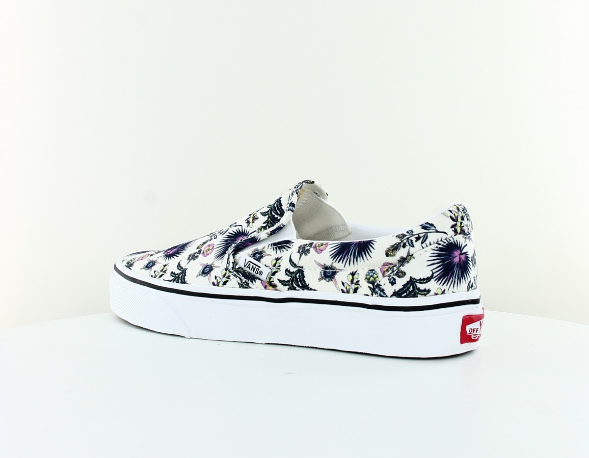 Vans Slip on paradise floral blanc fleur