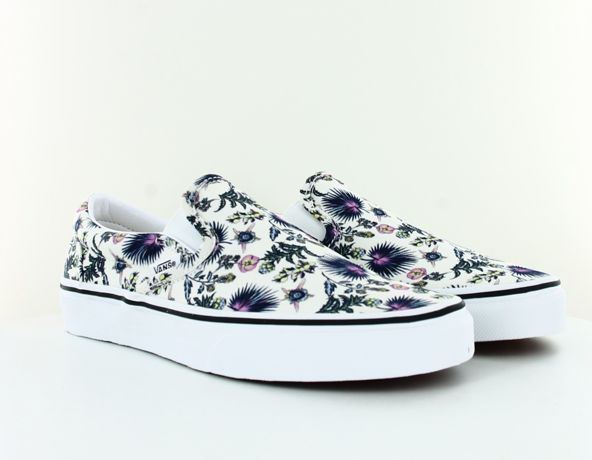 Vans Slip on paradise floral blanc fleur